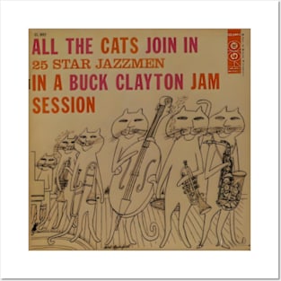 All the Cats Join In - Vintage Jazz Album Cover Posters and Art